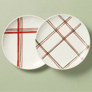 Hearth & Hand Christmas Appetizer Plate Set of Two Magnolia Holiday